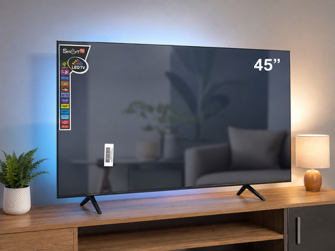 Телевізор 45&Prime; Smart TV Android 15 4K UHD з Wi-Fi 003 фото