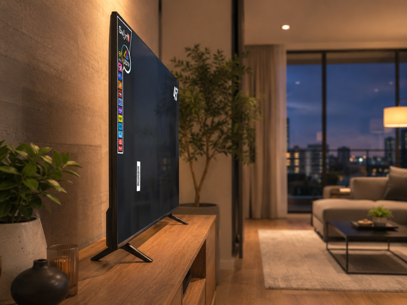 Телевізор 45&Prime; Smart TV Android 15 4K UHD з Wi-Fi 003 фото
